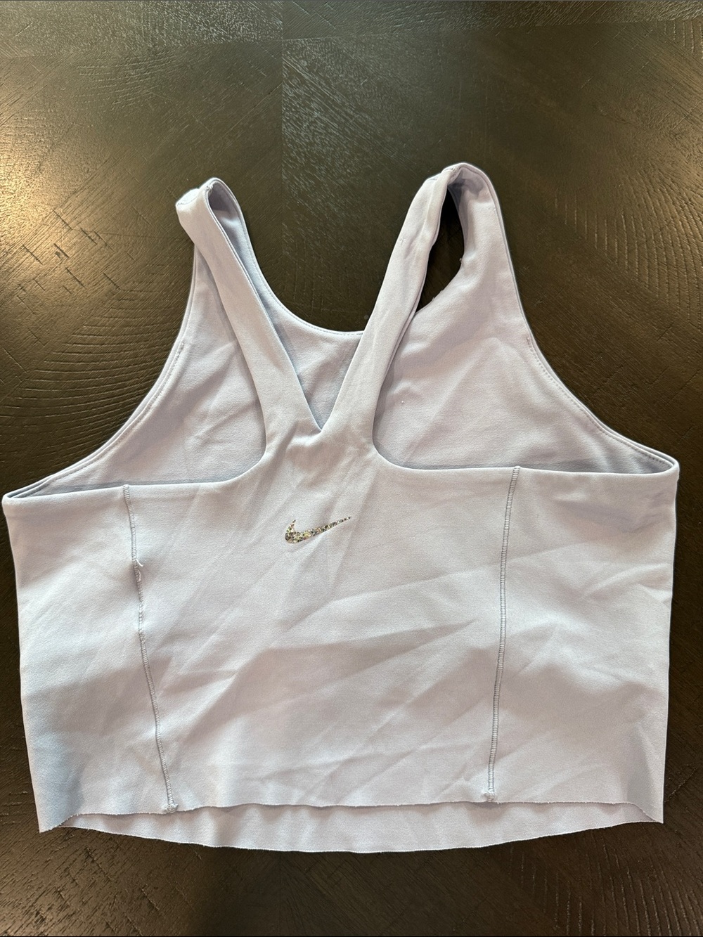 Nike Light Lavender Racerback Cropped Sports Bra